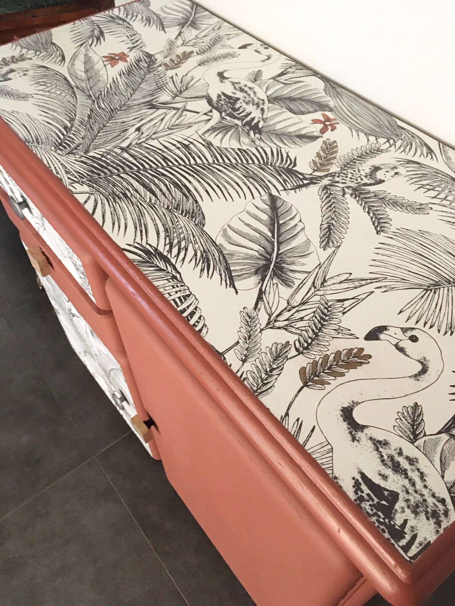 Side board terracotta