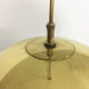 Modern 70s brass hanging light lampe suspendue laiton made by Vereinigte Werkstätten Collection München, Germany