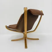 Falcon leather lounge chair by Sigurd Ressel for Vatne Møbler, 1970s