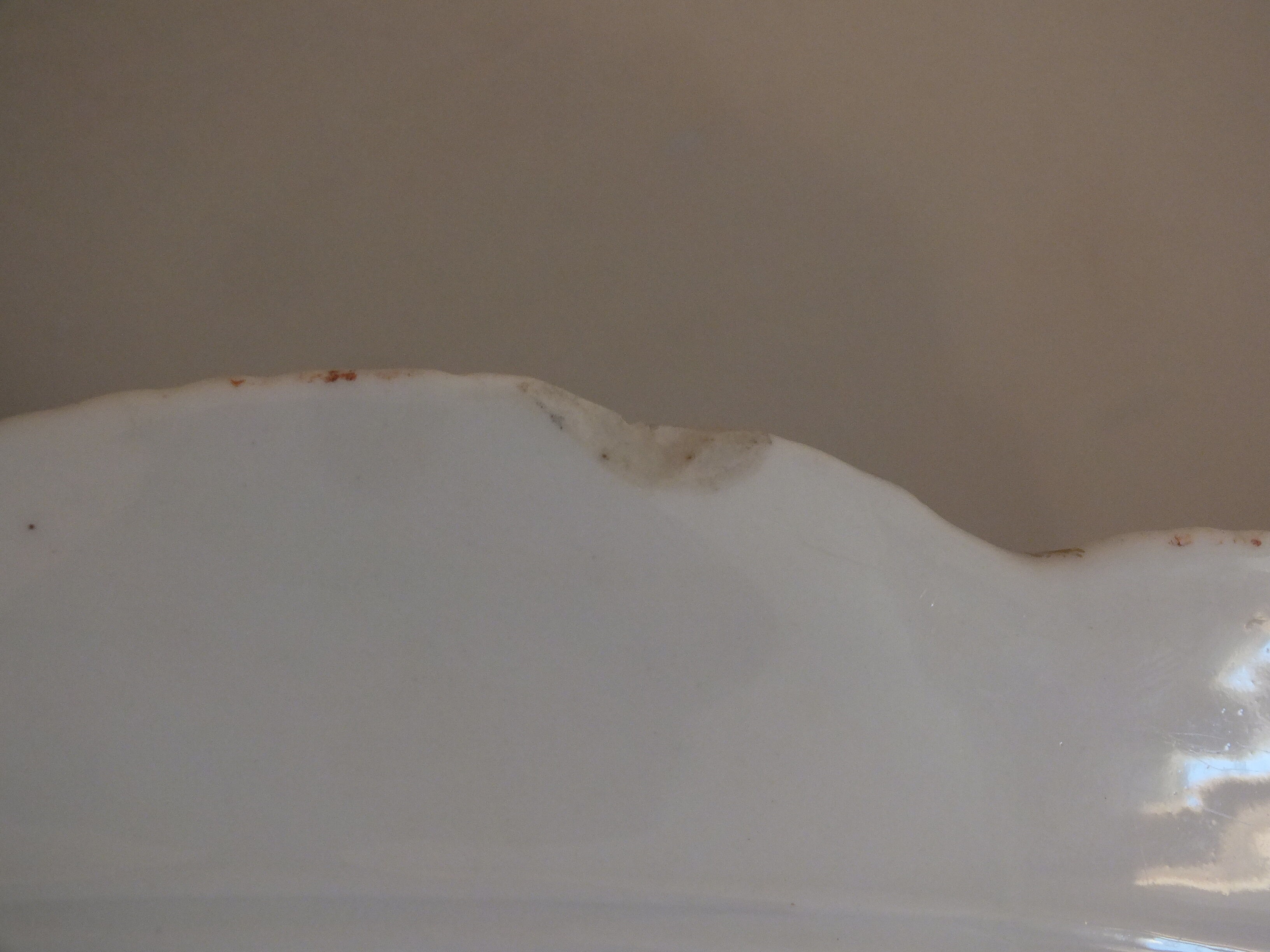 Large oval porcelain dish from Limoges by Théodore Haviland