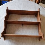 Wooden wall shelf