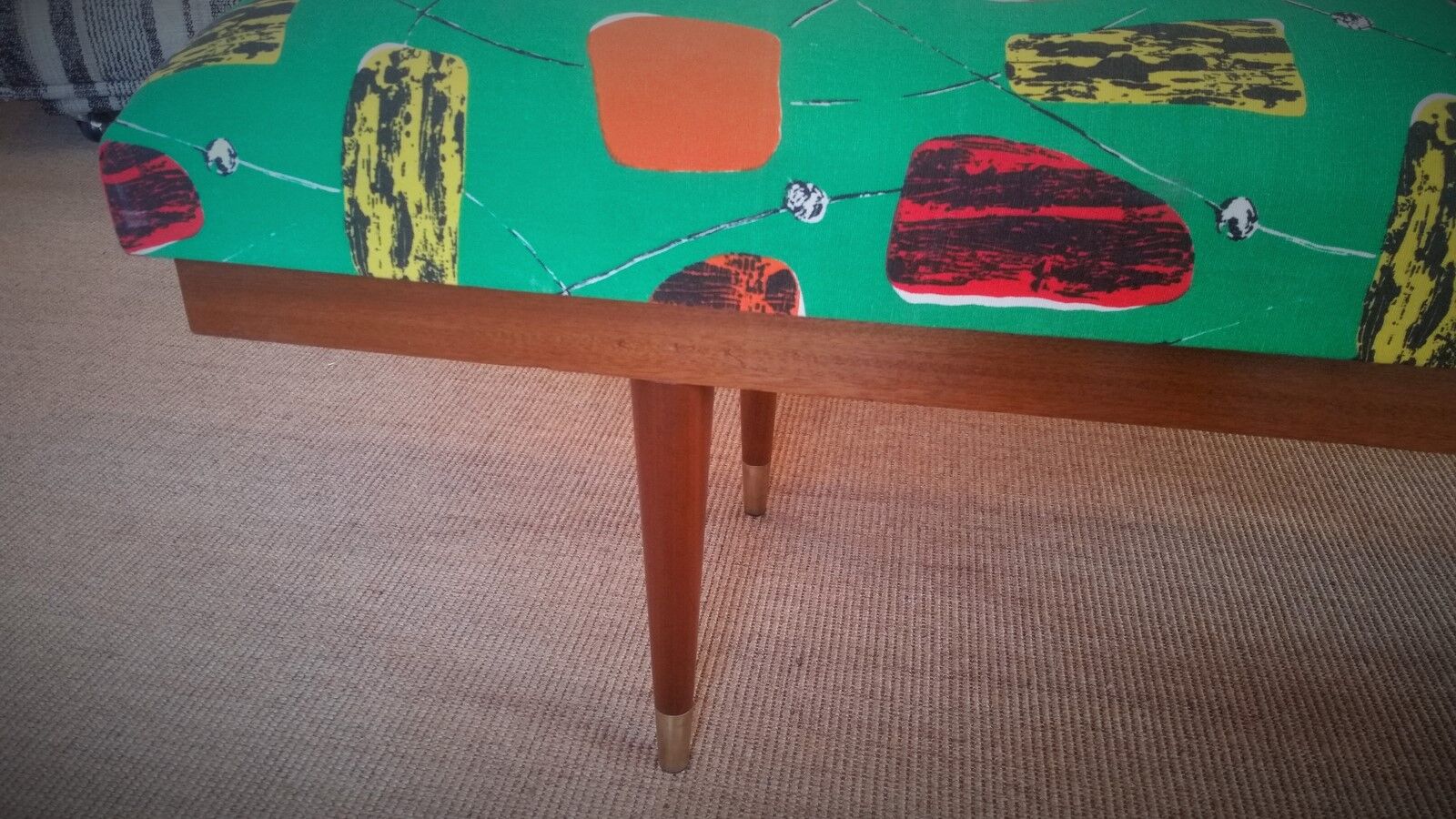 Scandinavian bench teak 60s