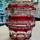 Double Red Crystal Vase – Val Saint Lambert