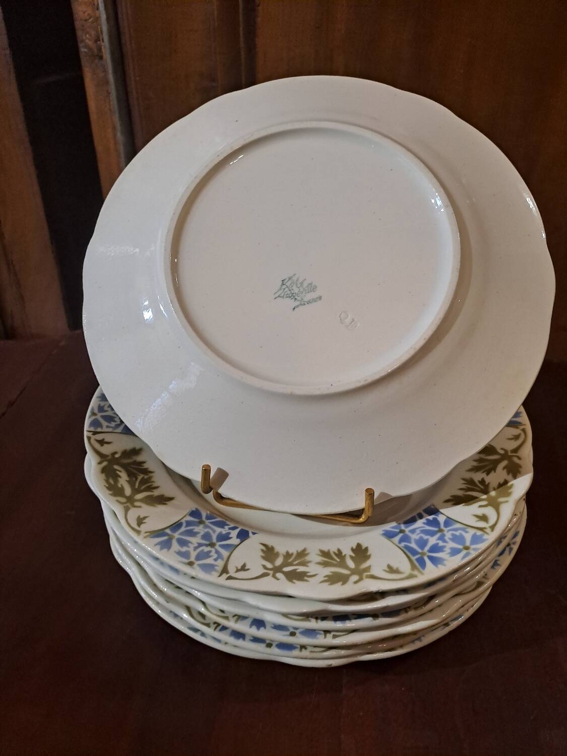 8 flat plates KG Lunéville