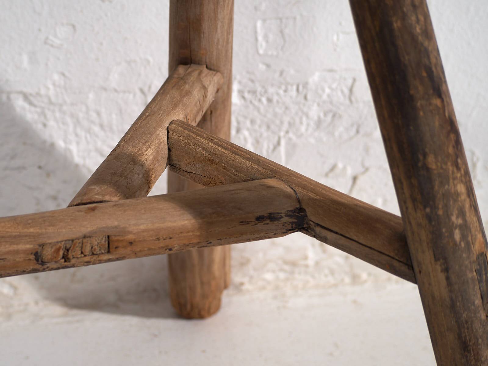 Tabouret rond ancien (c.1900) #20