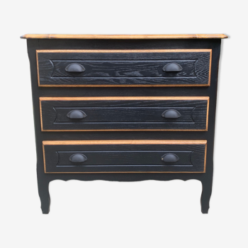 Old Louis Philippe style chest of drawers completely renovated