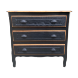 Old Louis Philippe style chest of drawers completely renovated