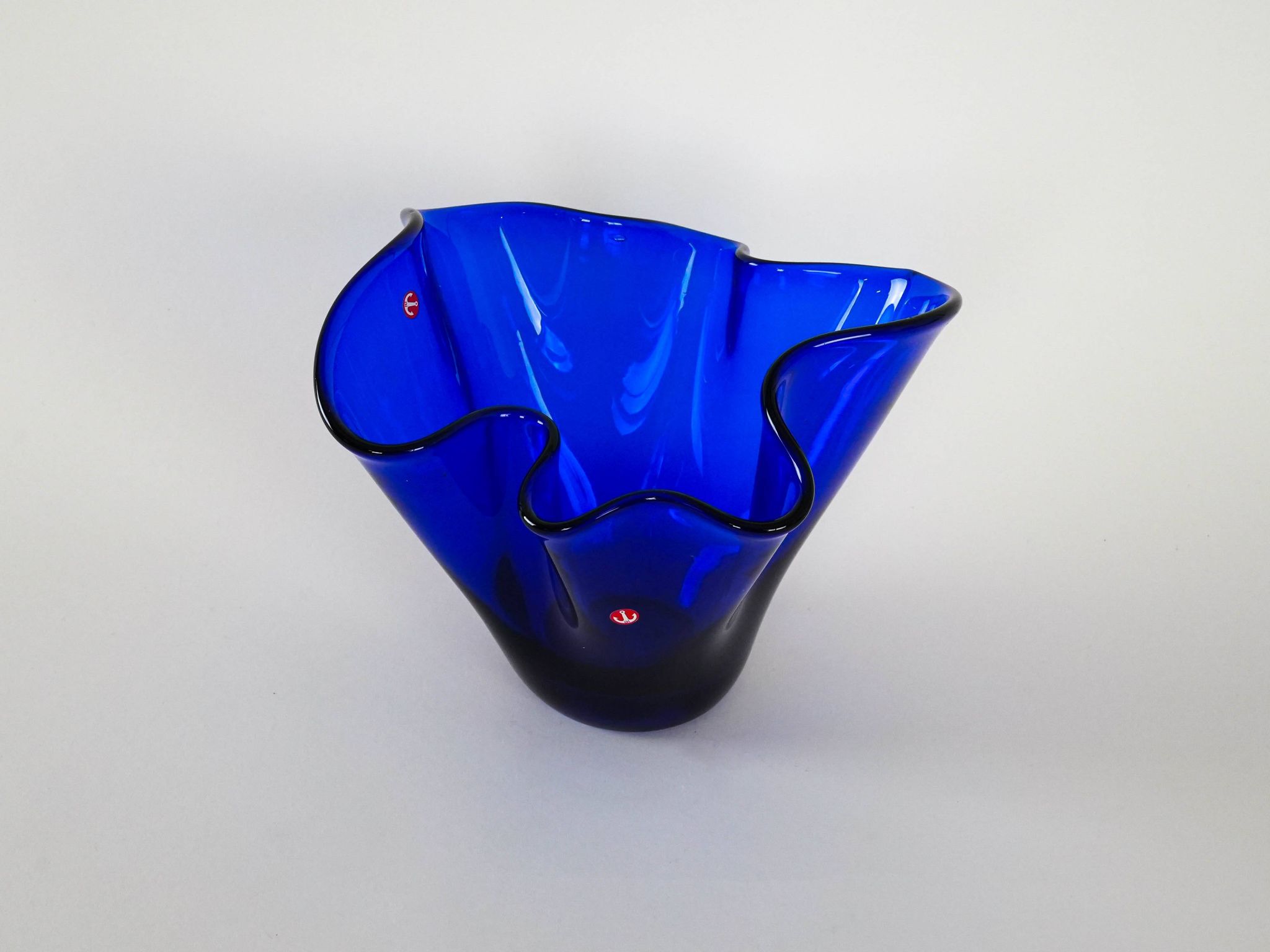 Glass vase, Danish design, 1970s, made in Denmark