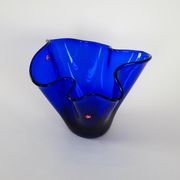 Glass vase, Danish design, 1970s, made in Denmark