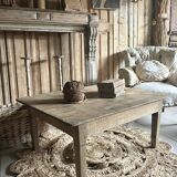 Old outdated oak coffee table