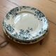 Series of 3 old flat plates “Terre de Fer”