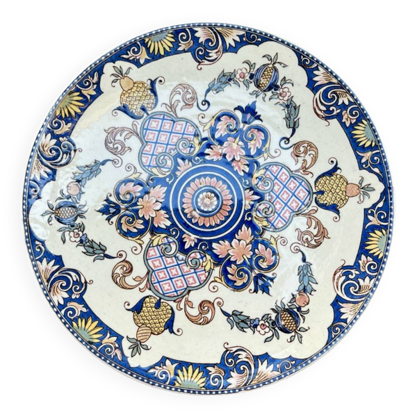Assiette plate Sarreguemines