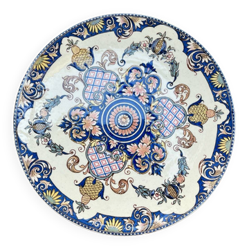 Assiette plate Sarreguemines