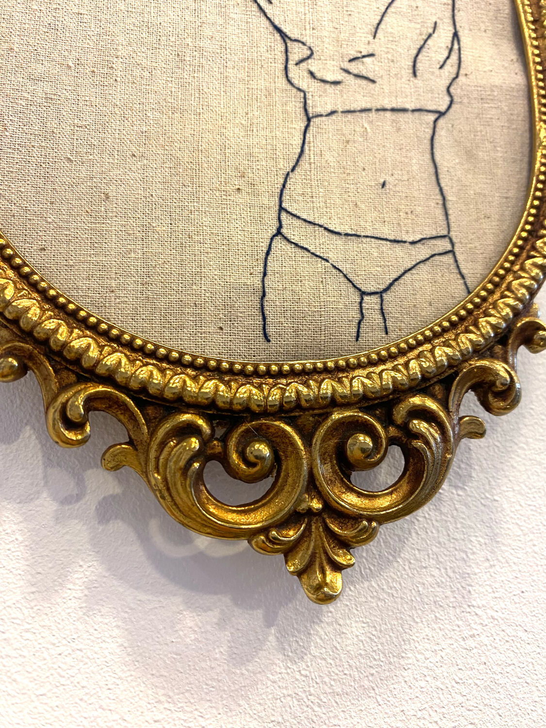 Framed embroidery