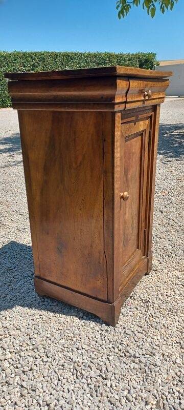 Rare console table / somno in solid walnut (19th century) – charm & raw authenticity