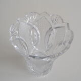 Crystal vase Novy Bor 1960s