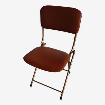 Folding chair structure tube and imitation leather