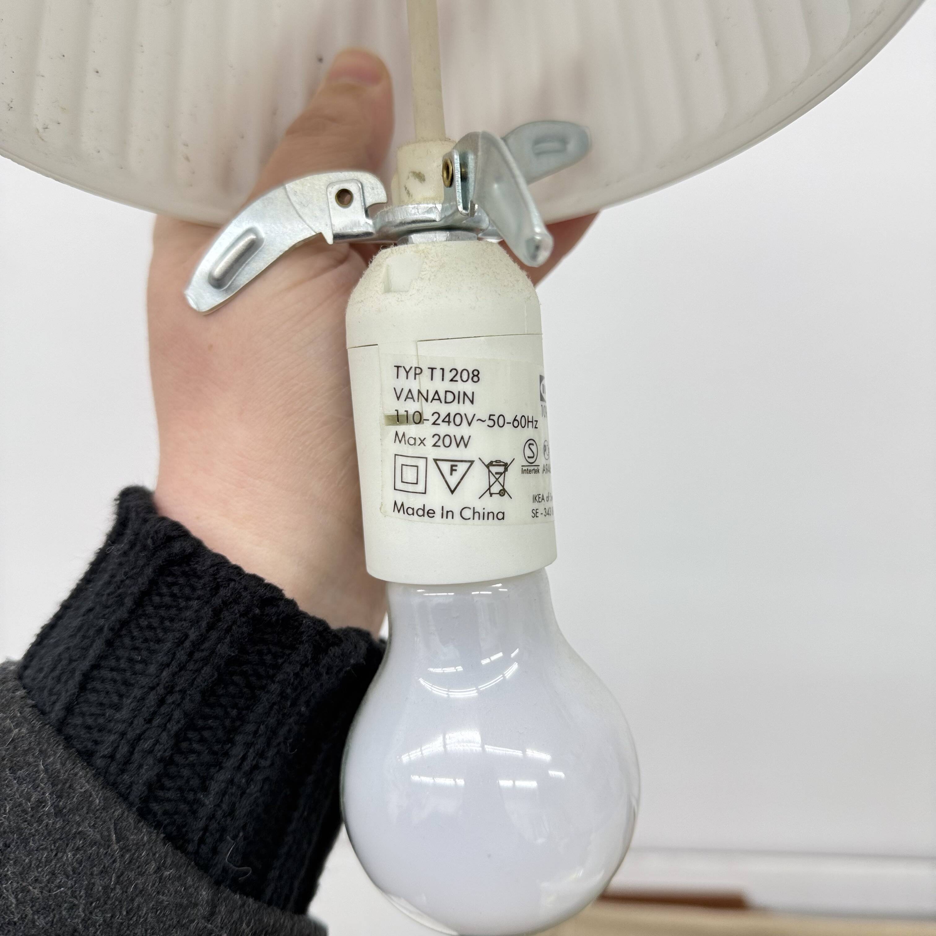 Ikea hanging lamp  Model Vanadin  Designer Inma Bermudez