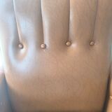 Genuine leather armchair