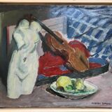 Oil on canvas by robert simon (1888-19