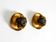 Two gilt "Water Lily" wall lamps by Banci Firenze, Italy, from the 1960s