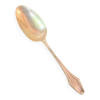 Set of 12 Ravinet D'enfert Art Deco dessert spoons