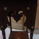 Gueridon vintage syrien en nacre