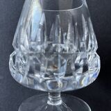 Deux verres à alcool en cristal