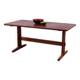 Table basse vintage en teck danois milieu du siècle 50er 60er