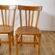 Set of 4 bentwood bistro chairs signed luterma 1950