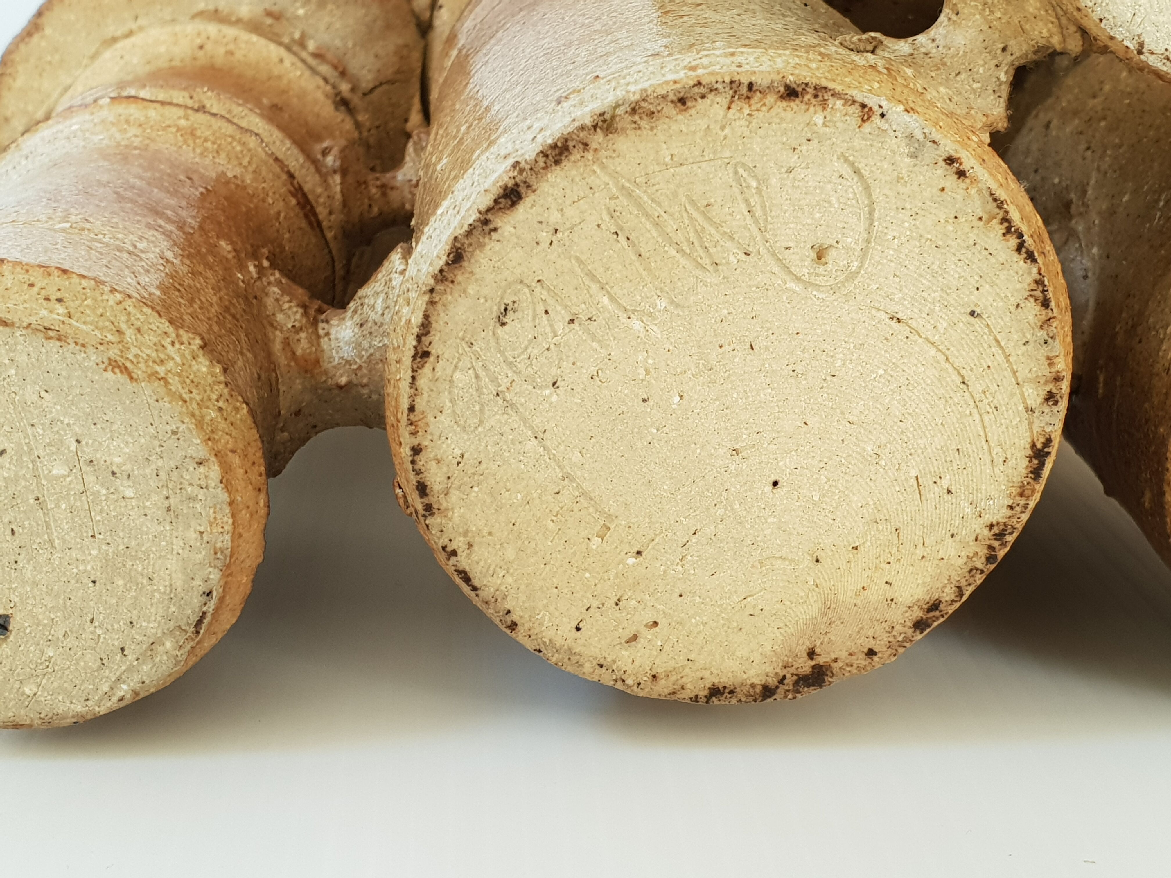 Vintage sandstone candlestick