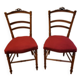 2 chaises style Louis XVI