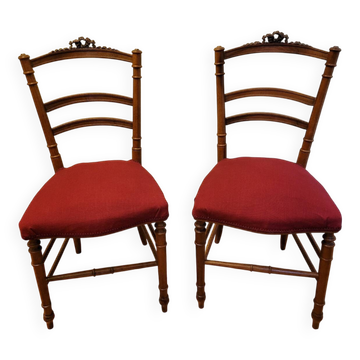 2 chaises style Louis XVI