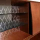 Danish Teak Highboard with Bar Cabinet