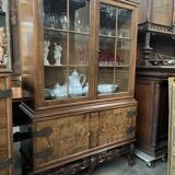 Vitrine racine de noyer, noyer