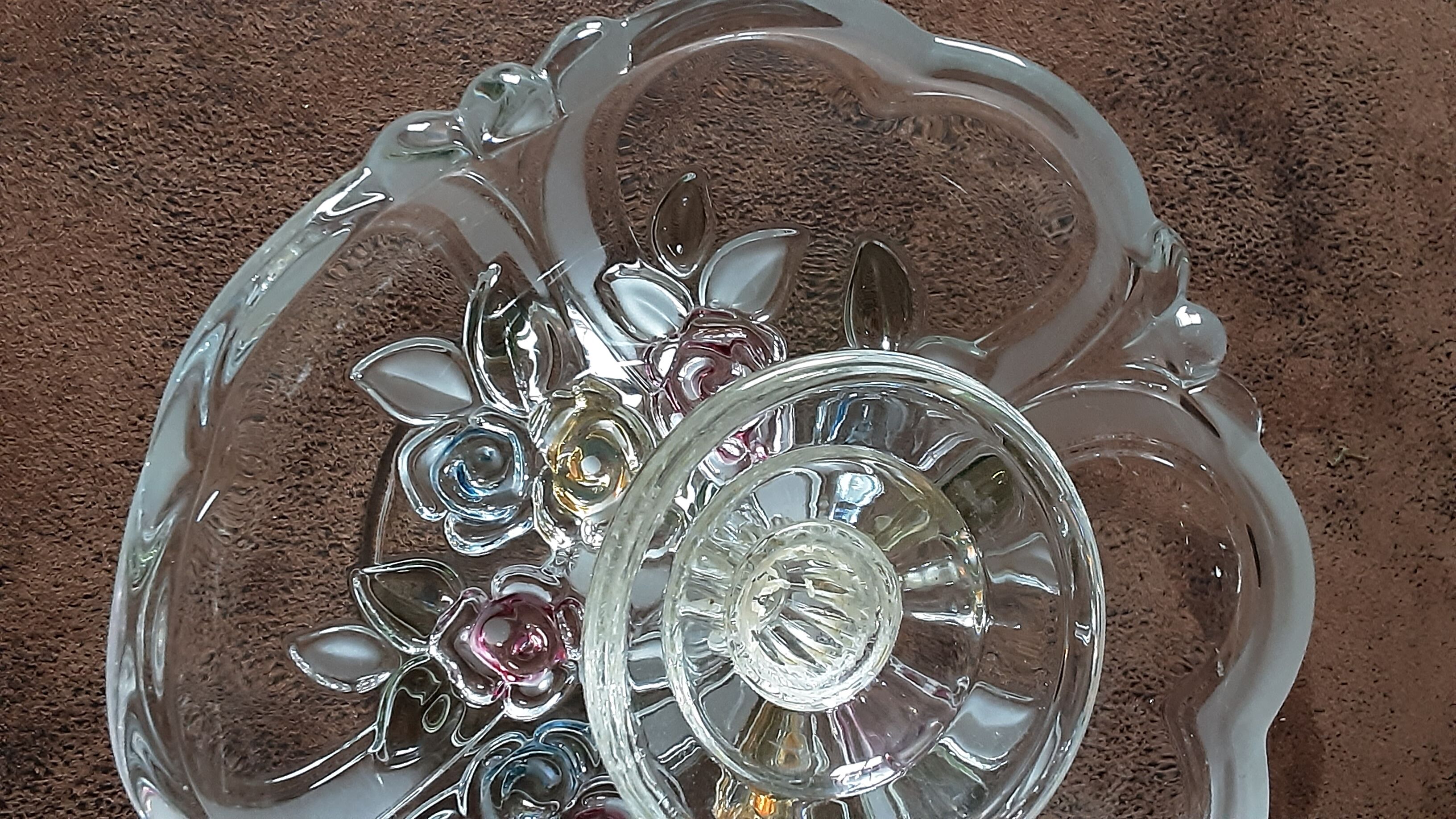Original crystal candle holder