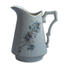 Pot à lait en porcelaine XIXe siècle fleurs bleues