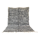 Beni Ouraine rug - black and white rug - made to order 170/270 cm
