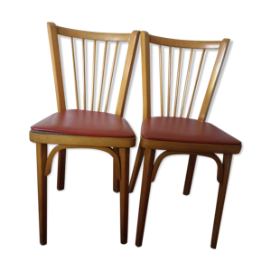 Paire de chaises baumann