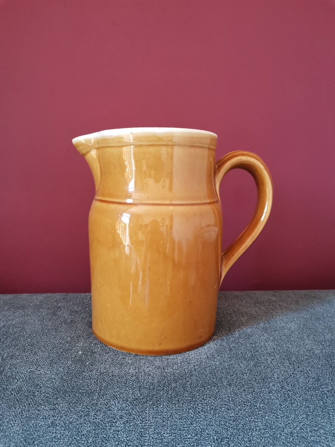 Large stoneware pitcher Digoin Manufacture