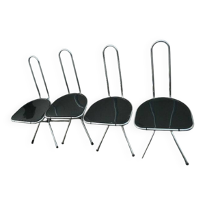 Série de 4 chaises pliantes - niels gammelgaard