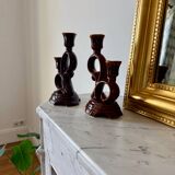 Ceramic candlesticks