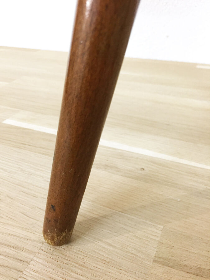 Formica tripod vintage pedestal table, 1960