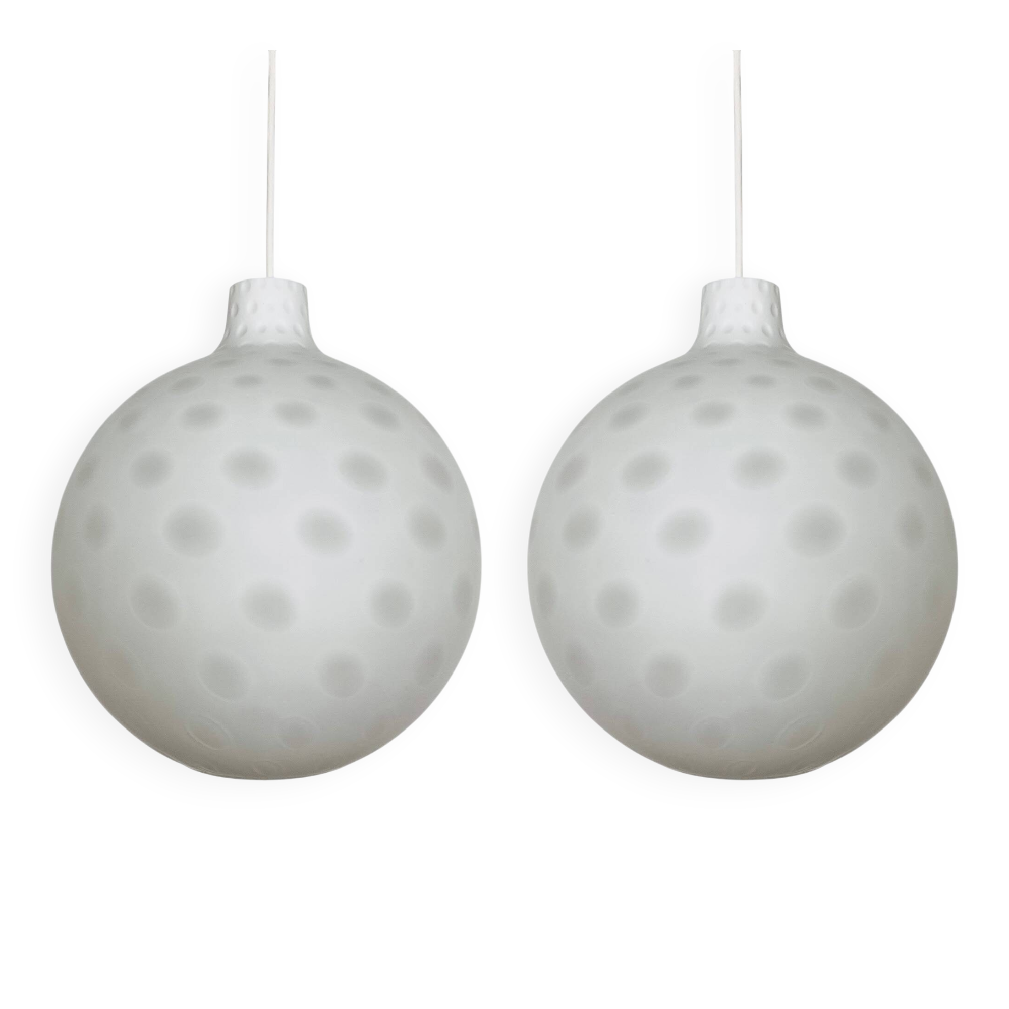 Set of 2 Como Pendant Lamps by Aloys Gangkofner for Peill and Putzler