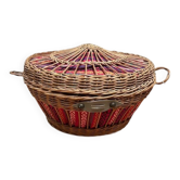 Boîte à ouvrage, panier vintage