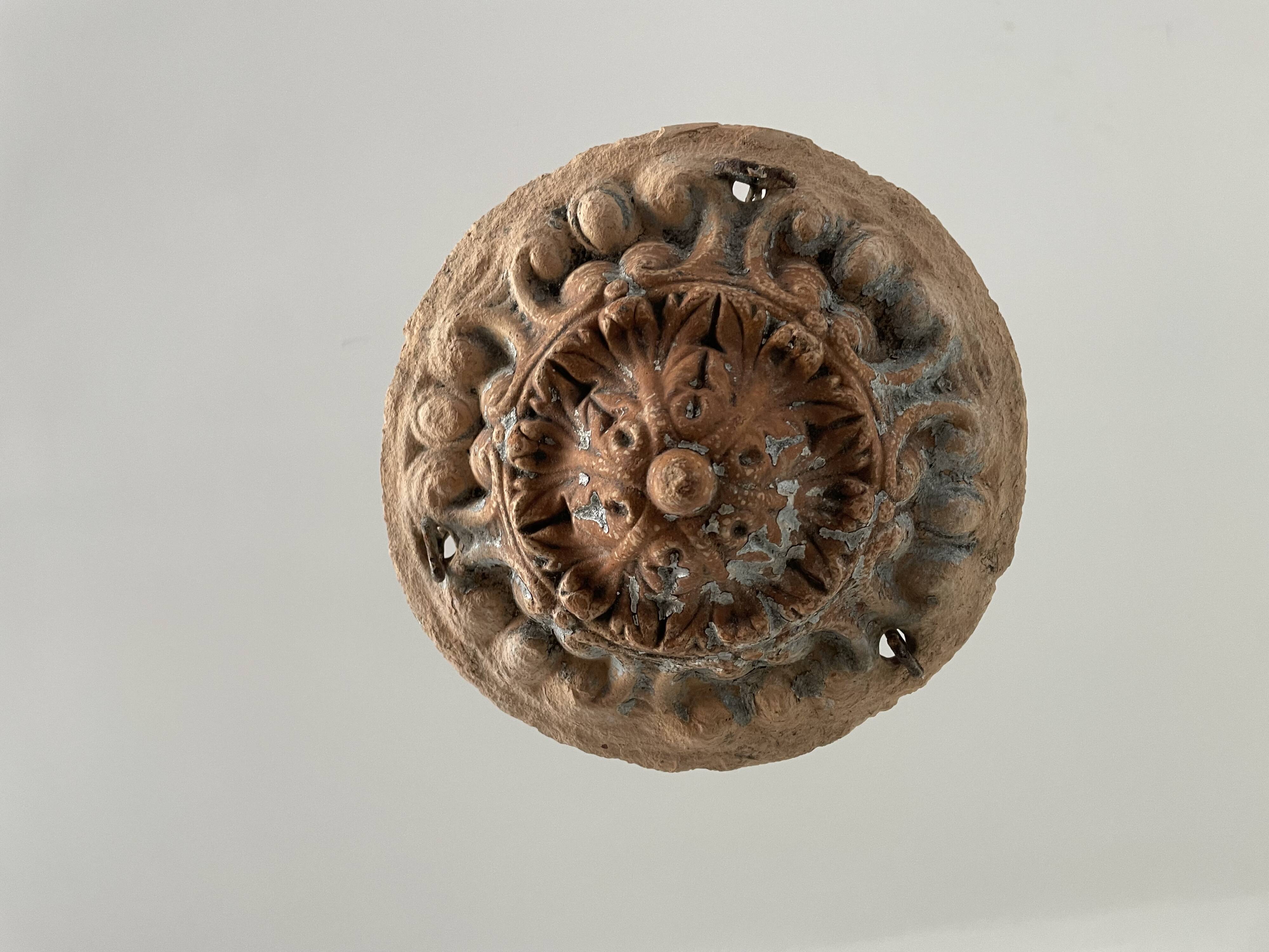 Old 19th century terracotta plant holder