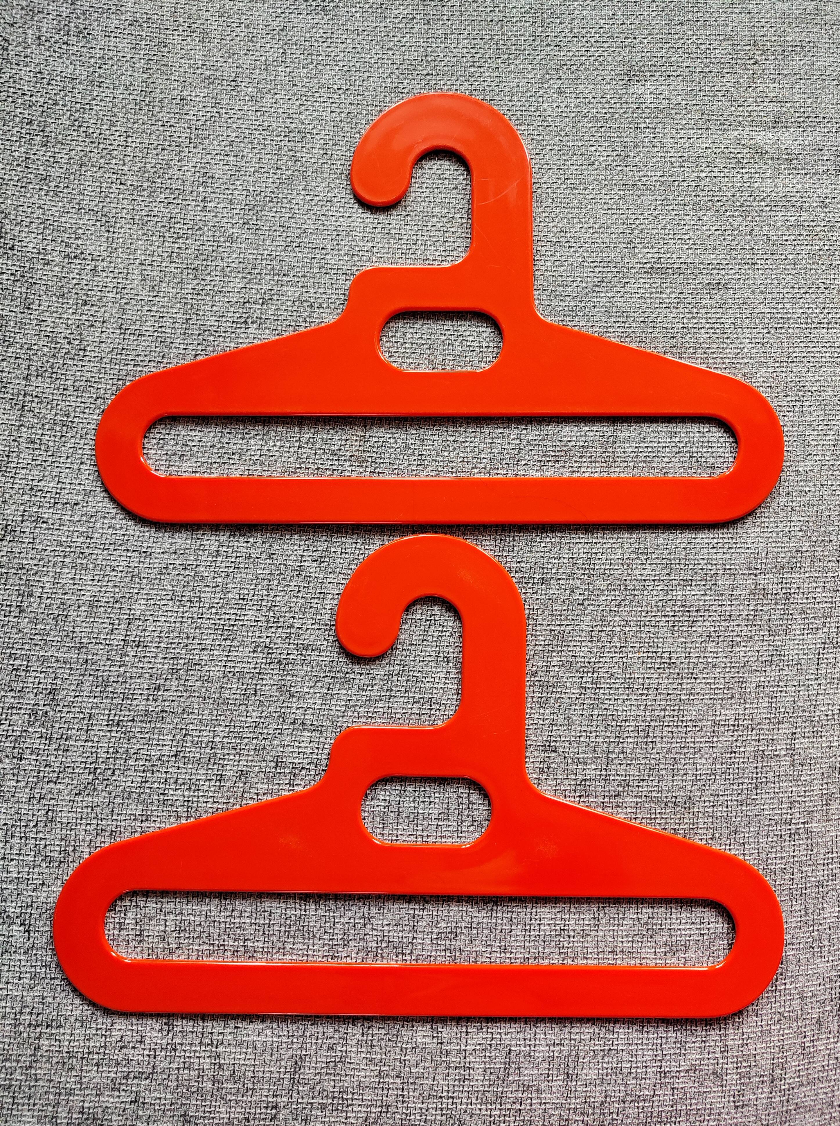 Vintage space age hangers from the 1970s