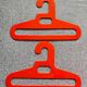 Vintage space age hangers from the 1970s