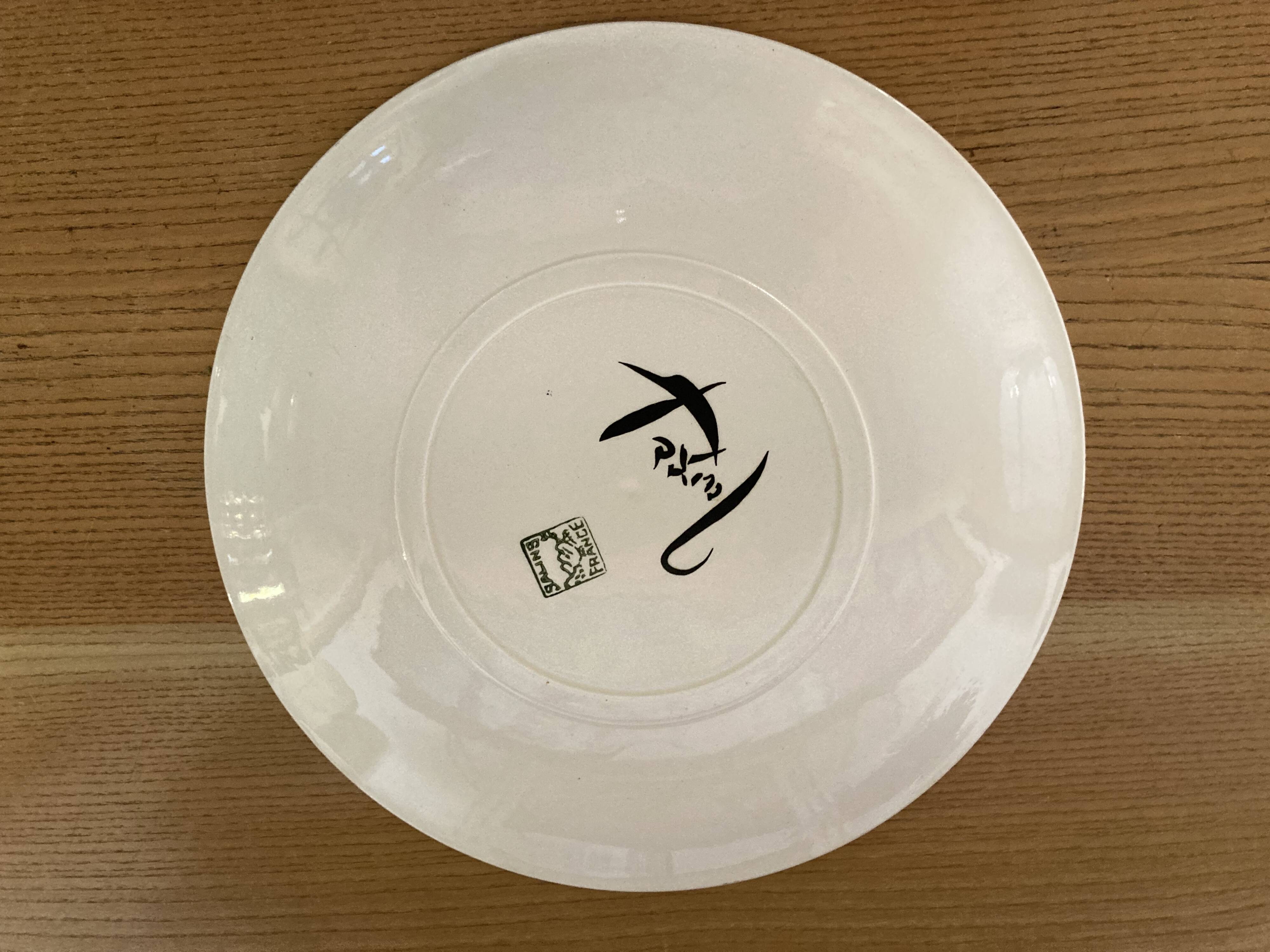 Plate jean lurcat salins france
