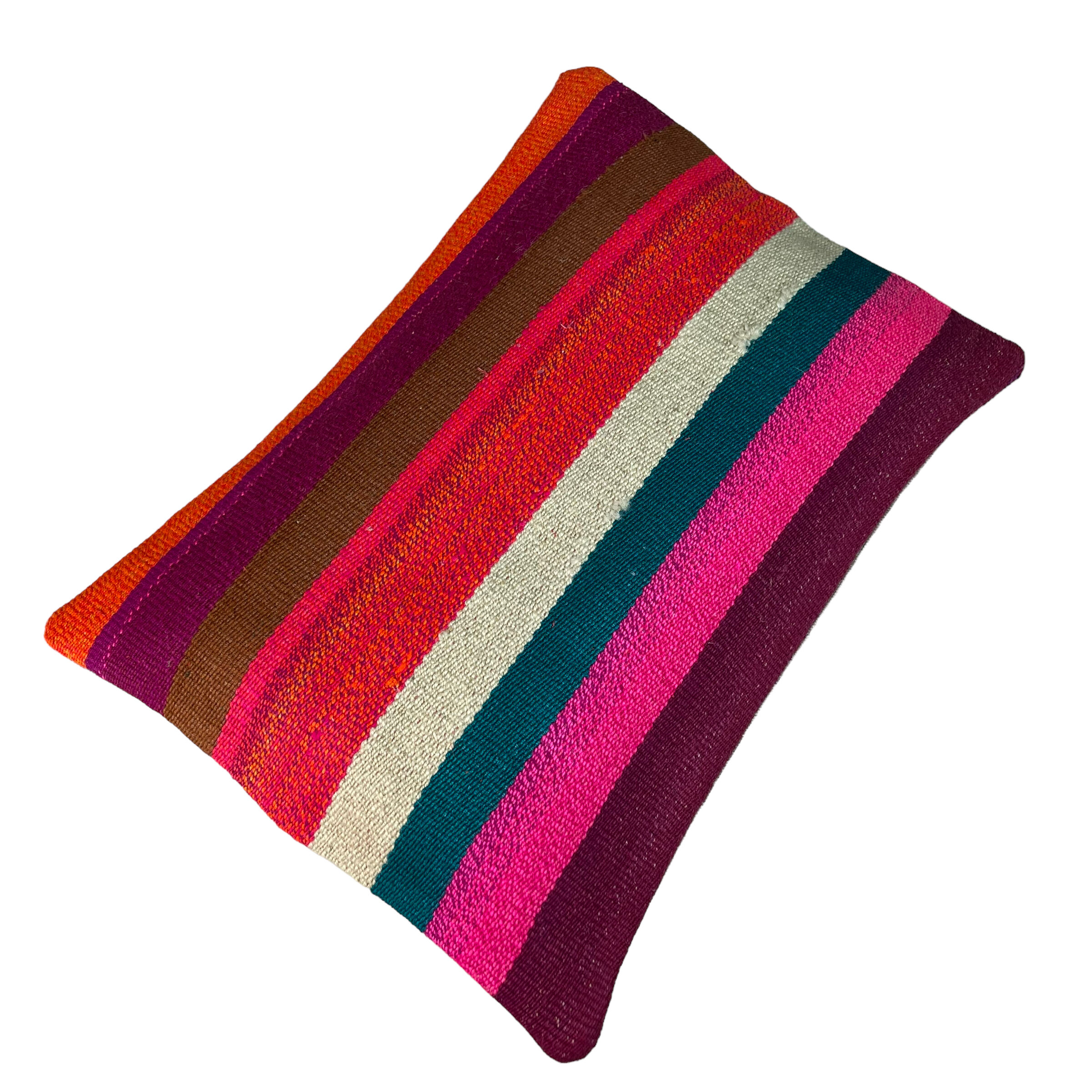 VINTAGE TURKISH HANDMADE CUSHION COVER , 30 X 50 CM